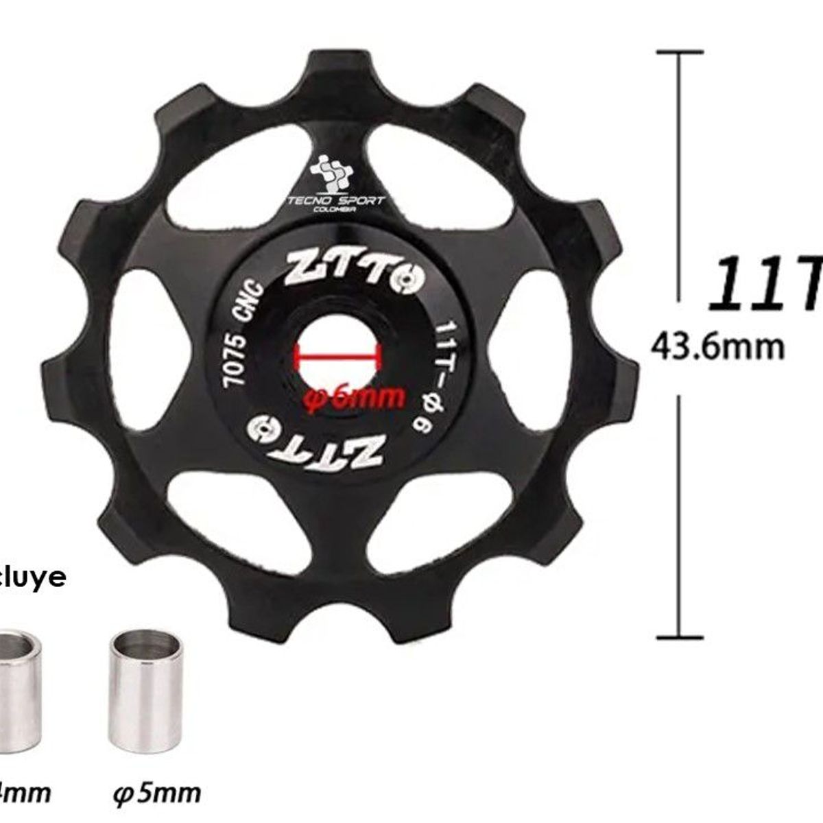GENERICO - Rodaja Tensor Bicicleta 8-9-10-11 Velocidades Universal