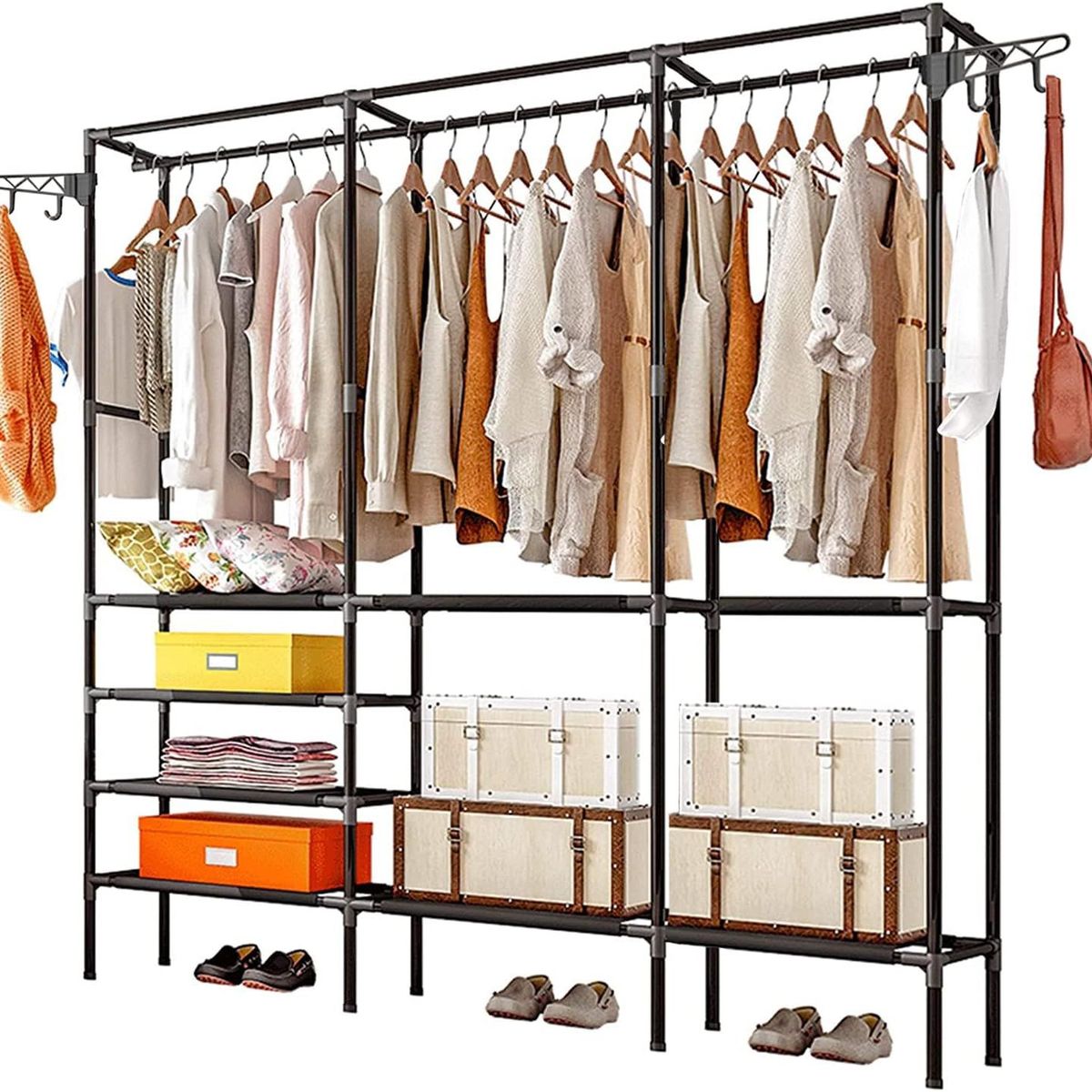 GENERICO - Organizador De Metal Para Ropa  Estante