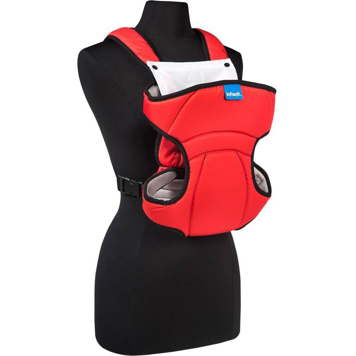INFANTI - Cargador canguro infanfil para bebes i love travel rojo