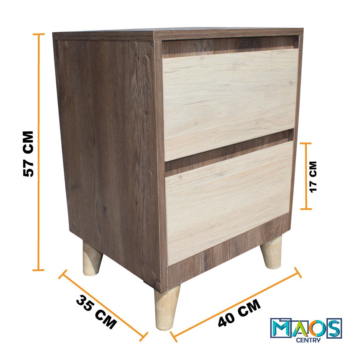 MAOS - Mesa De Noche  Nochero  Mesa Auxiliar