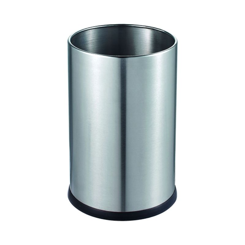 ACCESORIOS Y ACABADOS - Caneca Redonda Aya 9 Litros Acero Inoxidable Satinado