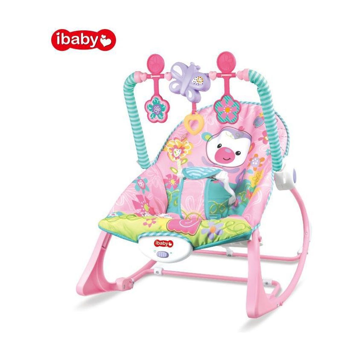 IBABY - Silla mecedora vibradora musical para bebe crece conmigo monito