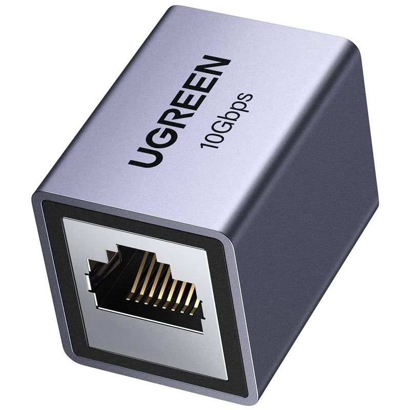 UGREEN - Acoplador De Red RJ45 Internet Adaptador Conector LAN 10 Gbps