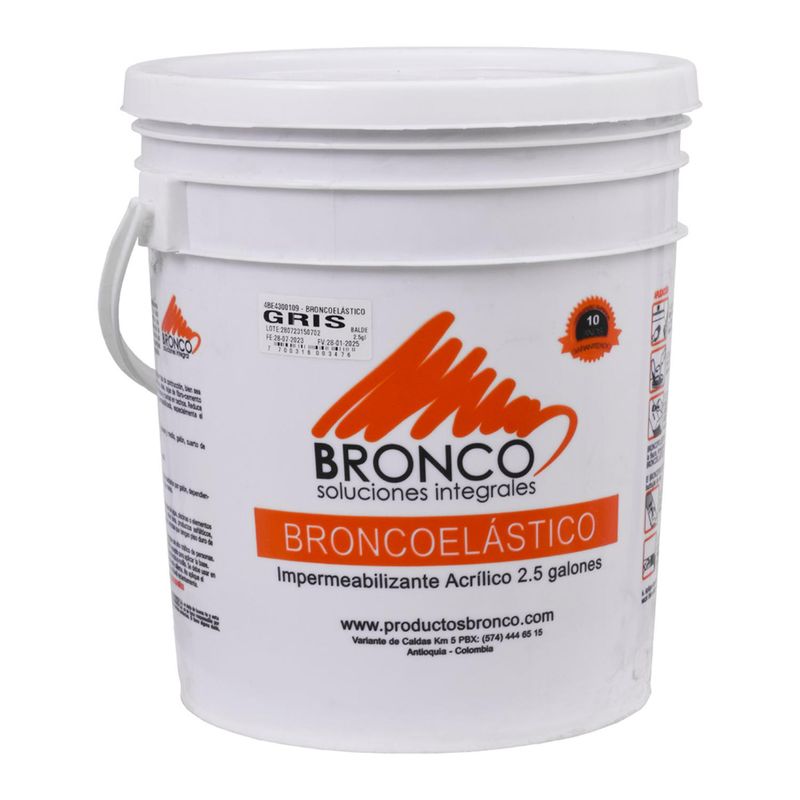 MAPEI - Impermeabilizante Acrilico Broncoelastico Balde Gris (4Be4300109)