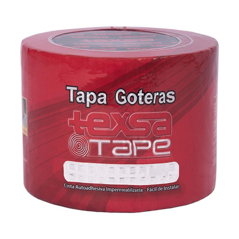 GENERICO - Cinta Asfaltica Tapa Goteras 10 Cm X 10 M Aluminio Texsa Tape