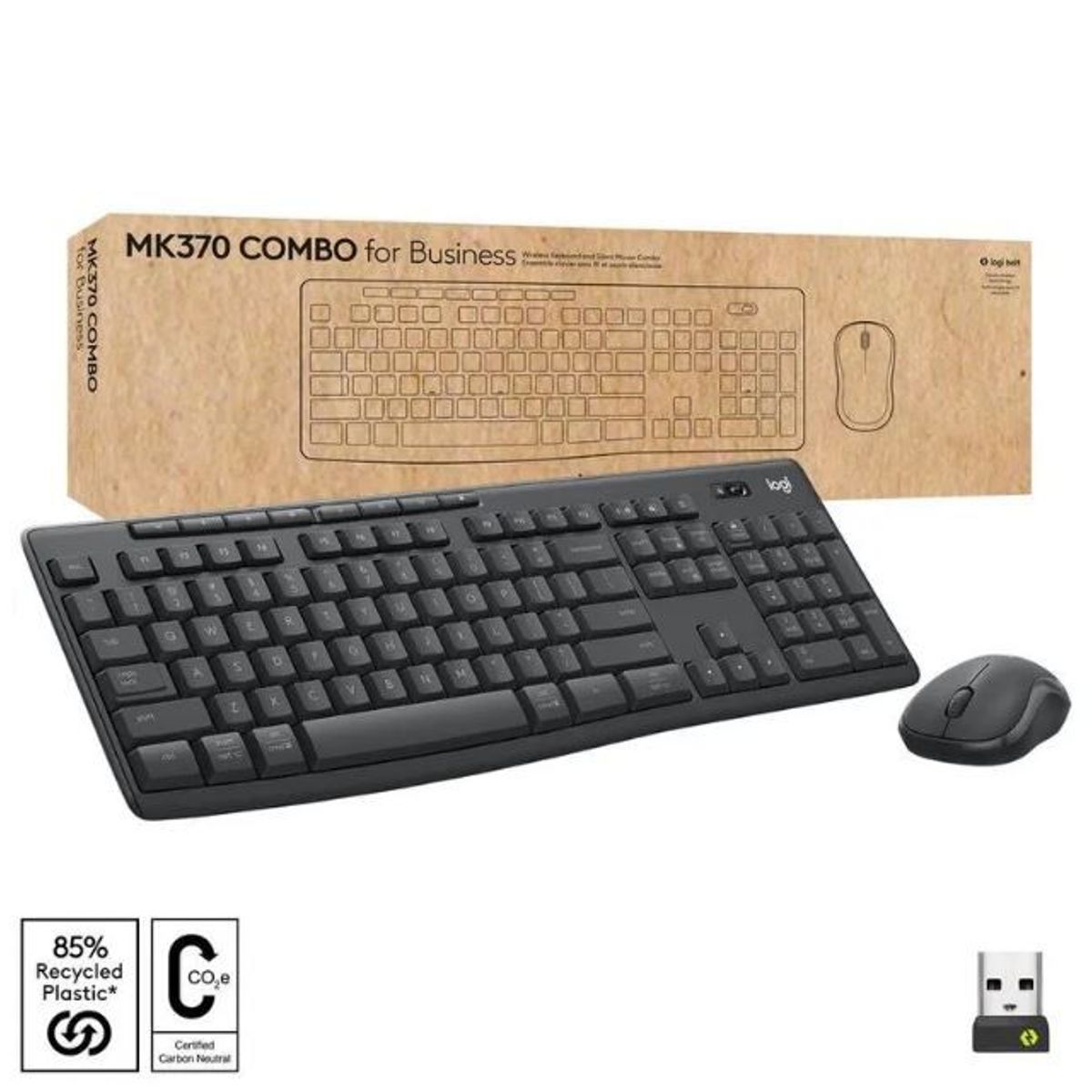 LOGITECH - Combo Logitech Mk370 Bluetooth Inalambrico Usb Logi Bolt 920-012063