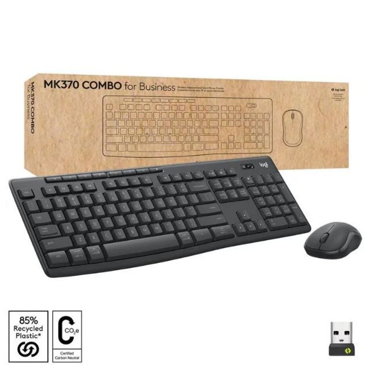 LOGITECH - Combo Logitech Mk370 Bluetooth Inalambrico Usb Logi Bolt 920-012063