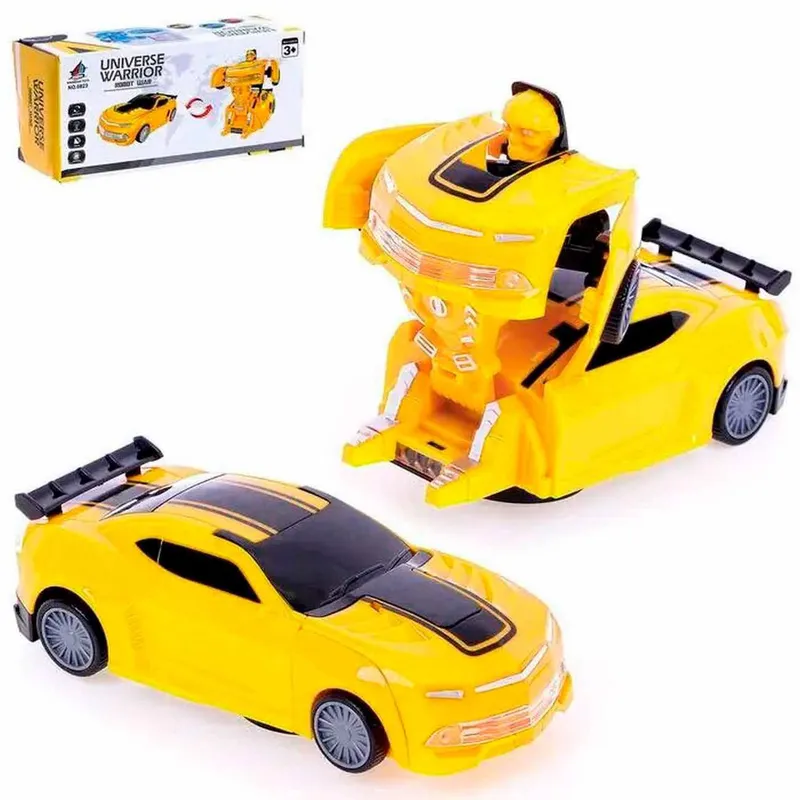 DAYOSHOP - Carro Robot Transformers Deportivo Juguete Niños  Baterias