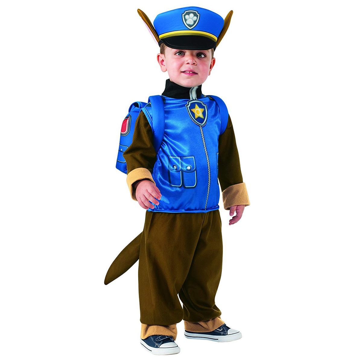 SPIN MASTER - Disfraz Paw Patrol Chase Patrulla De Cachorro Talla 4-6.