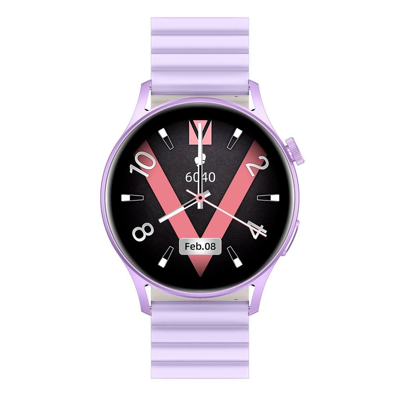 KIESLECT - Reloj Inteligente Kieslect Lora 2 Purpura Calling Smartwatch 1.3´´