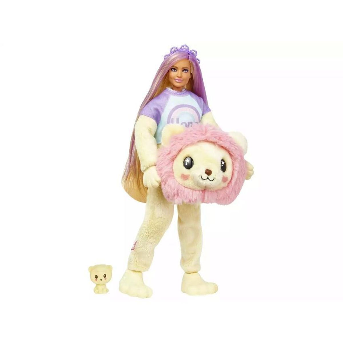 BARBIE - Muñeca con disfraz de peluche barbie cutie reveal leon