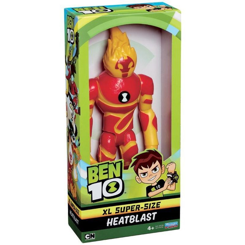 BEN 10 - Figura de acción ben 10 xl super tamaño 27 cm flama