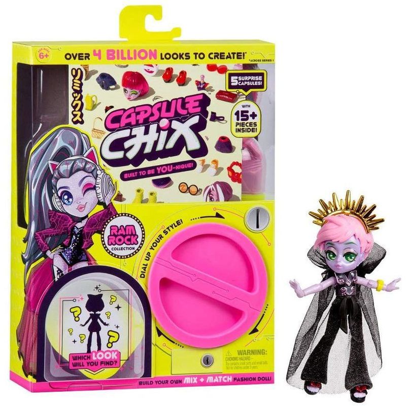 BOING TOYS - Muñeca capsule chix s1 ram rock - 59203  - multicolor