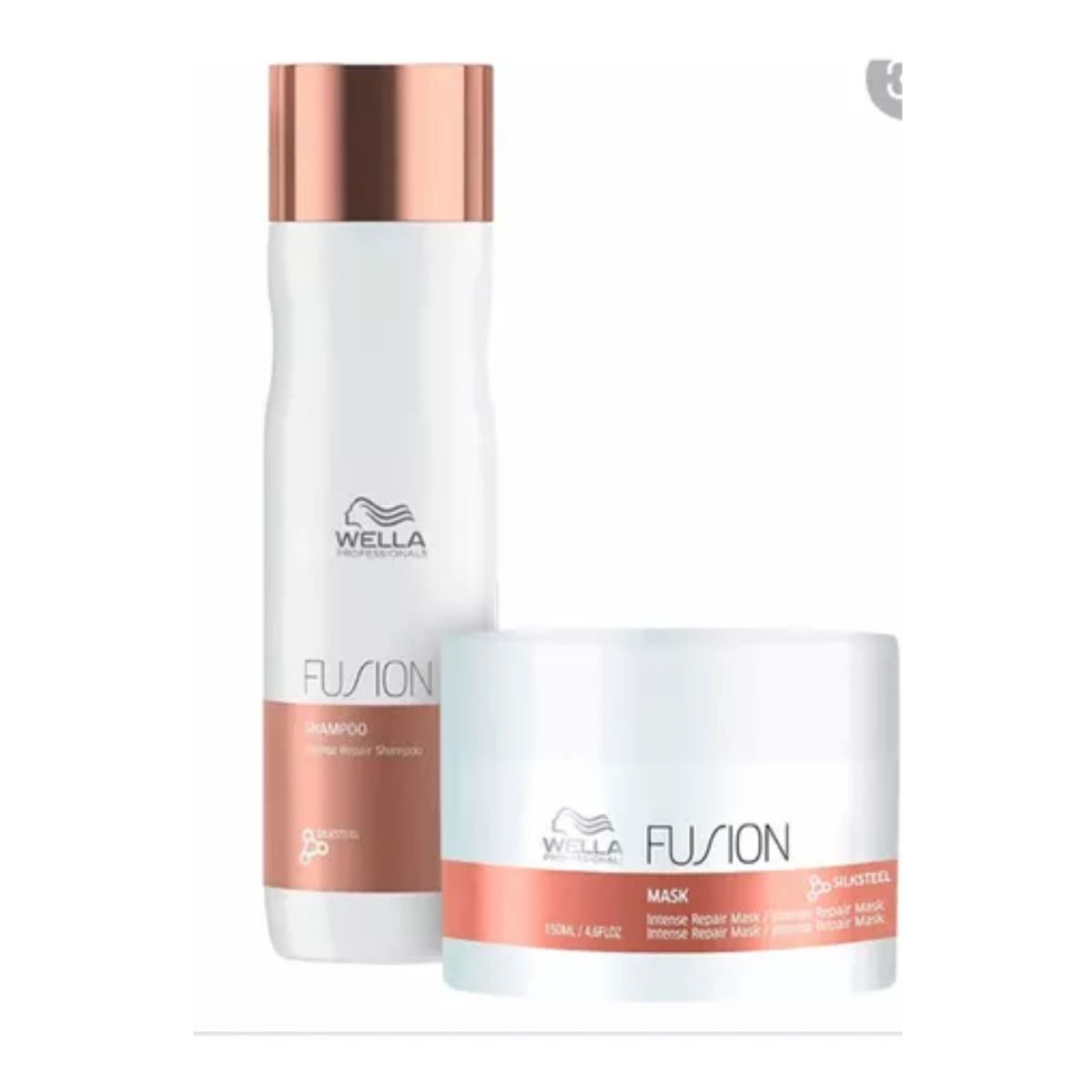 WELLA - Shampoo  Mascarilla Wella Fusion Kit Reparación