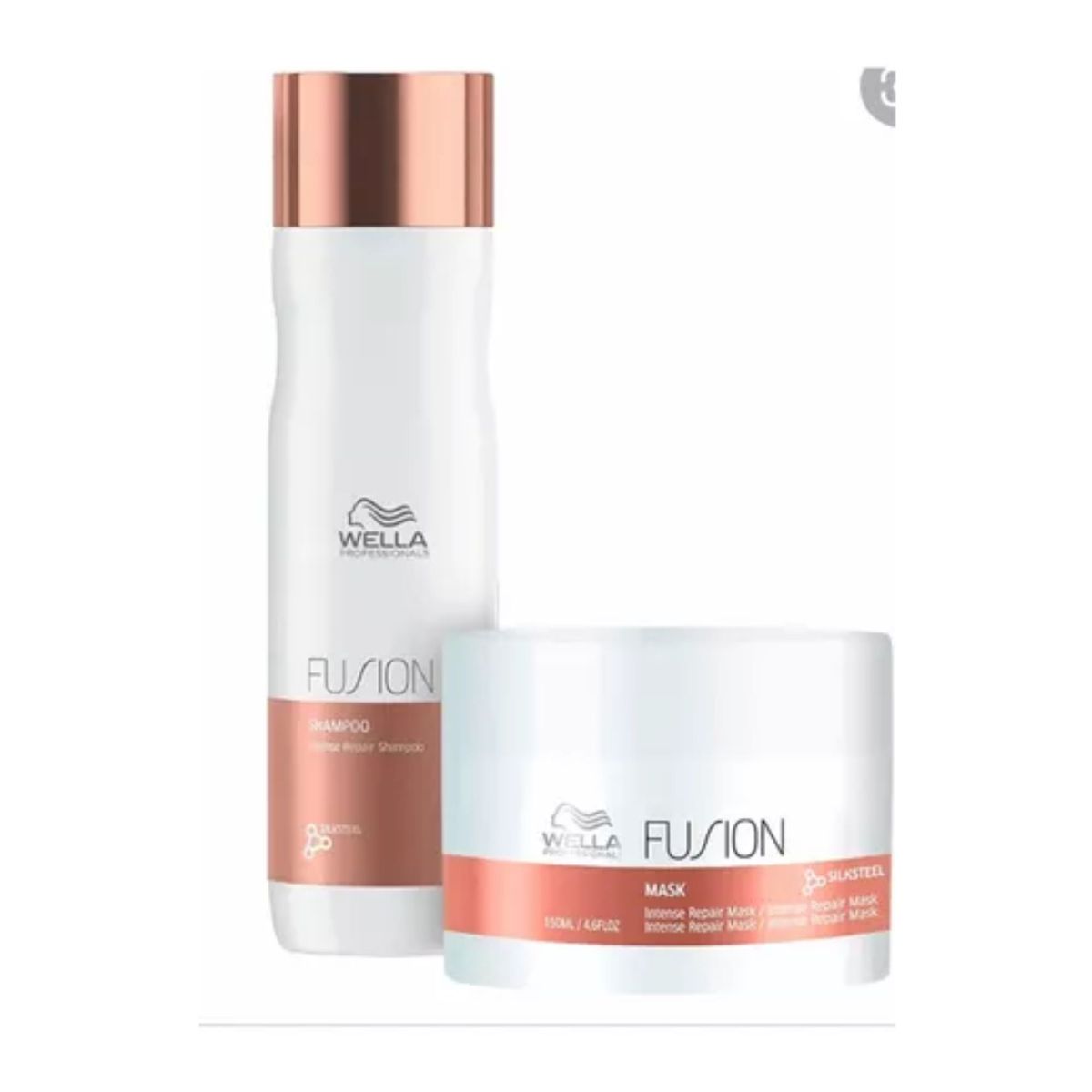 WELLA - Shampoo  Mascarilla Wella Fusion Kit Reparación