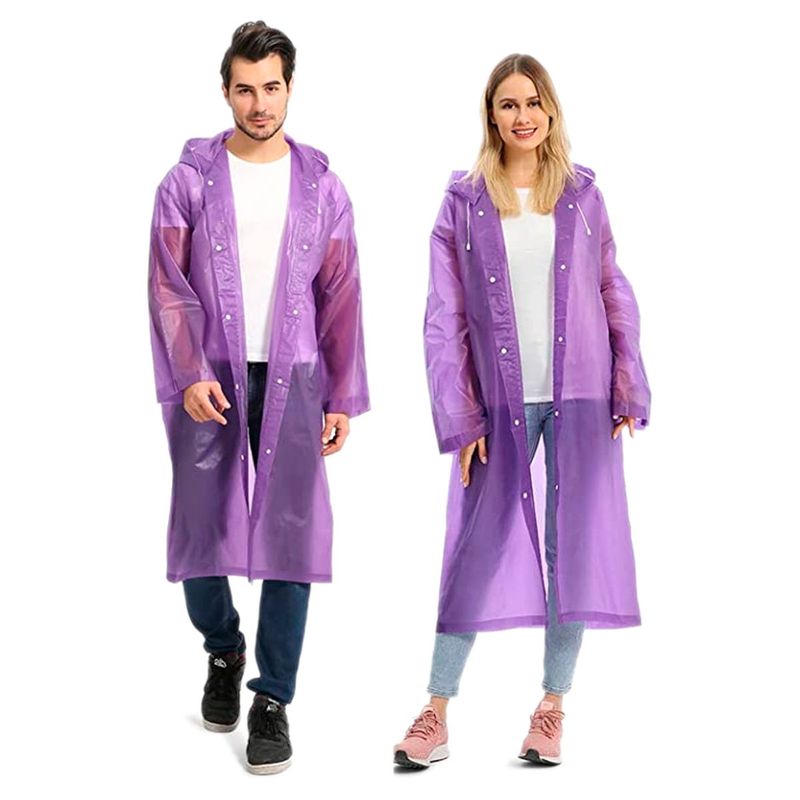 GENERICO - Carpa Capa Adulto Impermeable Lluvia Eva Botones Color