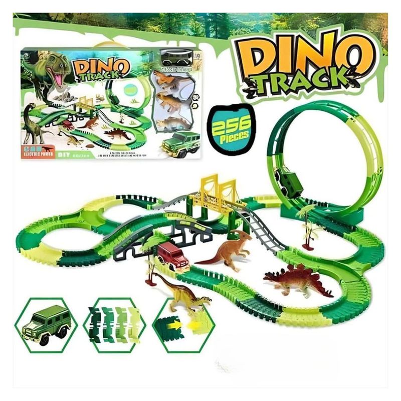 IMPORTADORA MAKA - Pista De Carros Hot Dinosaurio De Pilas