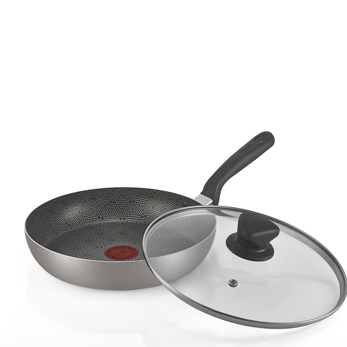 IMUSA - Sarten Imusa Antiadherente Talent Con Tapa de 18 cm