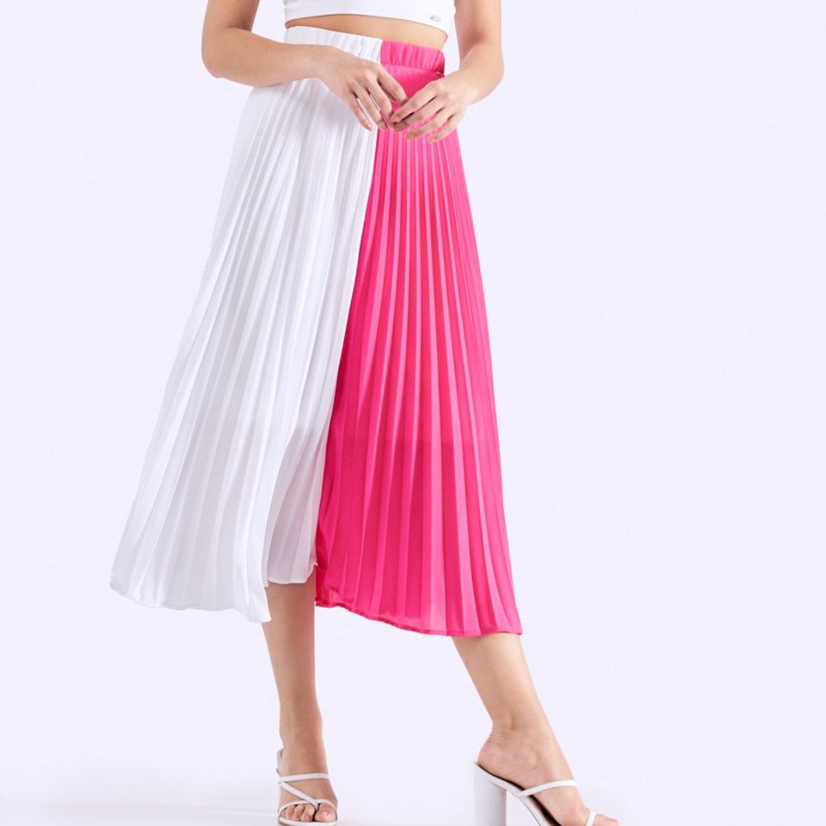 DEREK - Falda Para Mujer Plisada Derek