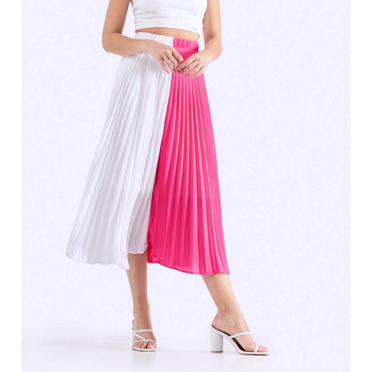 DEREK - Falda Para Mujer Plisada Derek