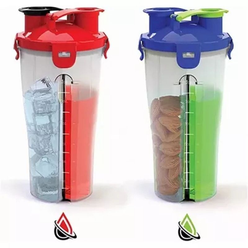 GENERICO - Termo Botella Deportiva Fitness Botilito Proteína Agua Gym