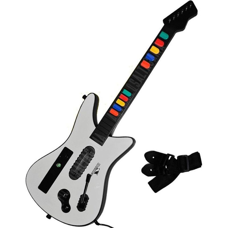 HUSKEE - Guitarra Huskee Nintendo Wii Durable 10 Botones Liviana.