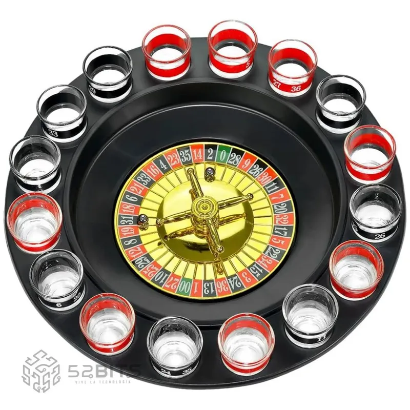 ONE PIXEL - Ruleta De Shots Juego Mesa Para Fiestas 16 Copas