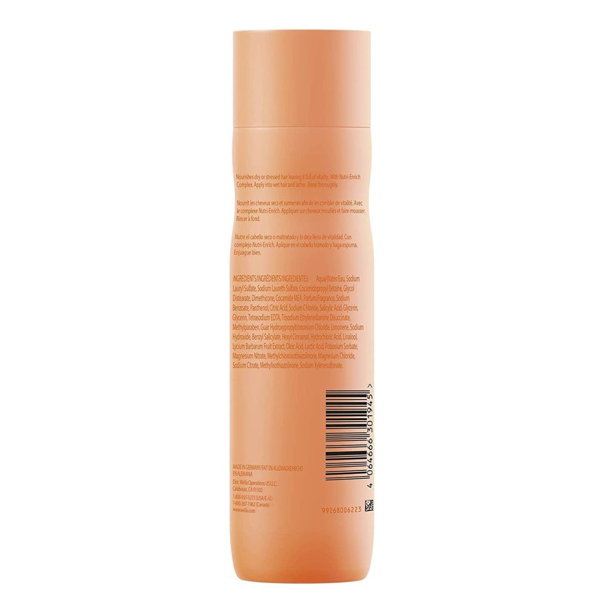 WELLA - Shampoo Nutri-Enrich Wella 250ml Invigo
