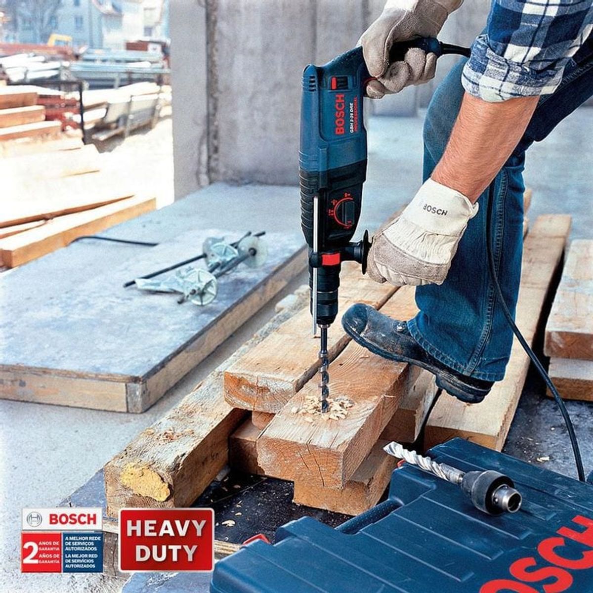 BOSCH - ROTOMARTILLO DEMOLEDOR GBH 2-26 DRE 800W SDS PLUS