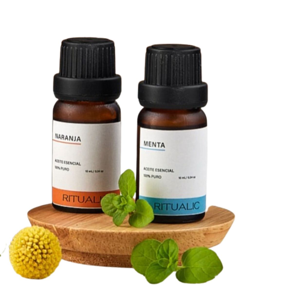 RITUALIC LABORATORIO DE PLANTAS - Kit 8 Aceites Esenciales 100% Puros 10 ml c/u