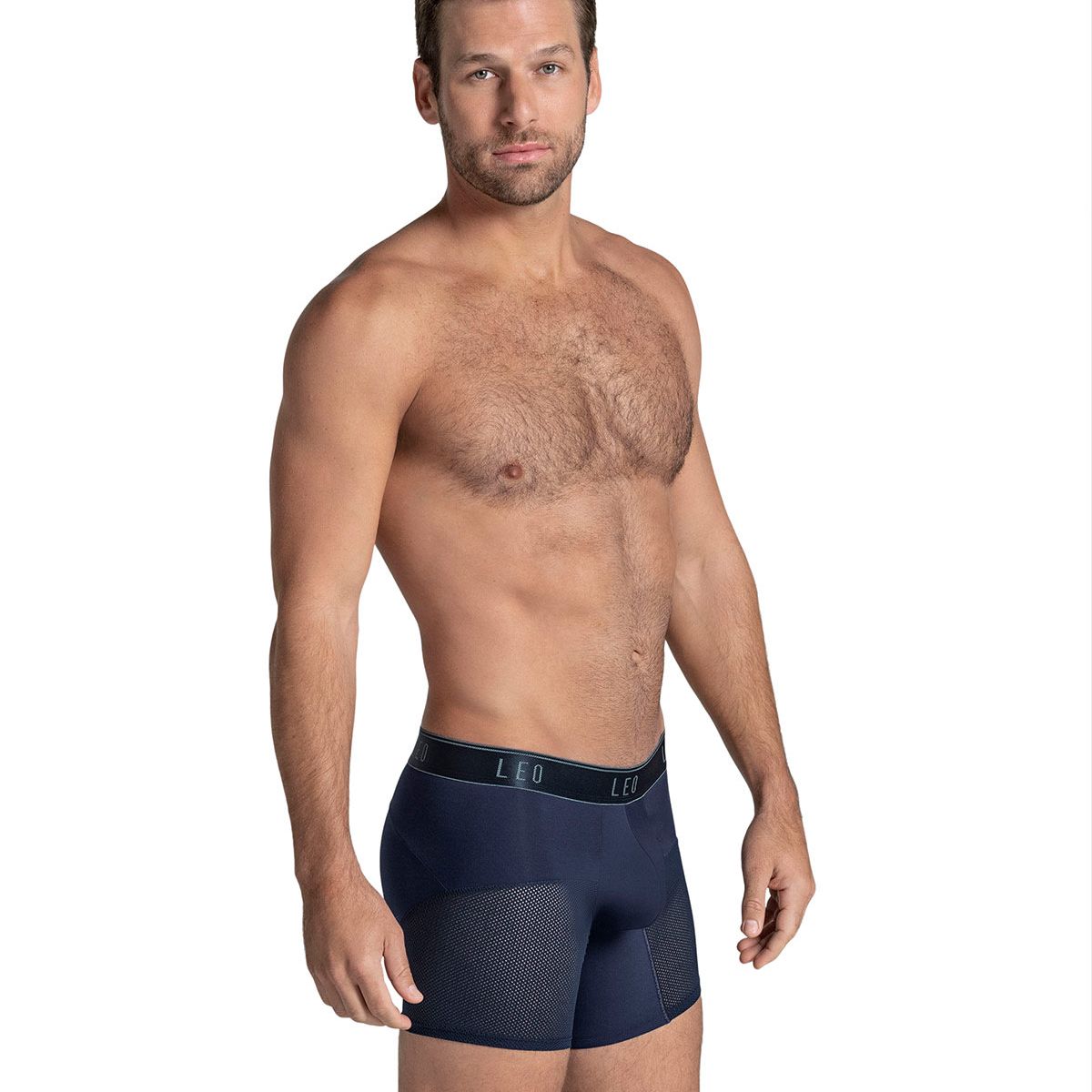 LEO - Bóxer medio de secado rápido con mallas transpirables en microfibra