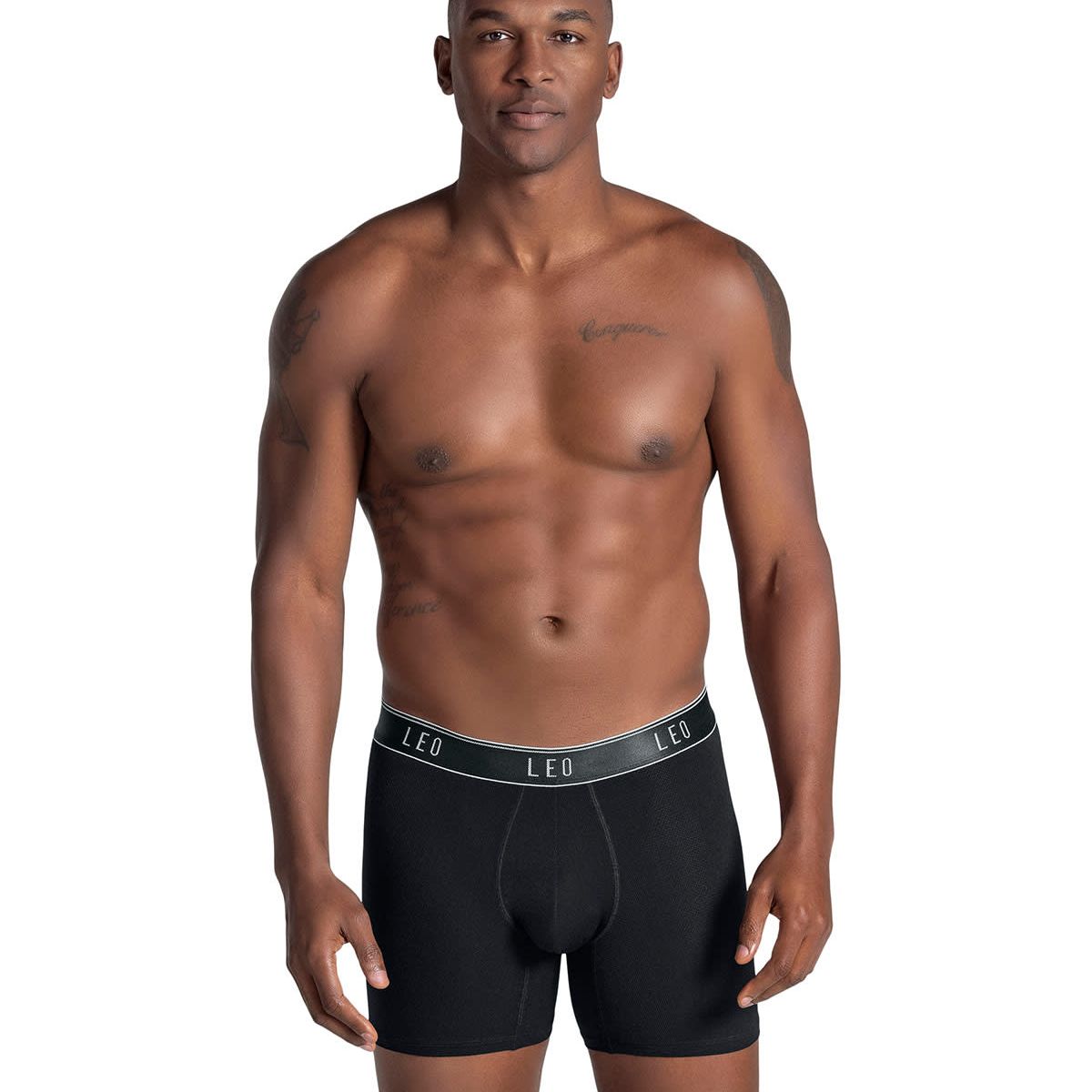 LEO - Leo Bóxer medio diseño ergonómico ultrafresco y cómodo en microfibra