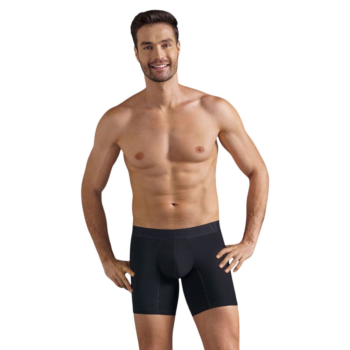 LEO - Leo Bóxer medio en algodón comodidad total