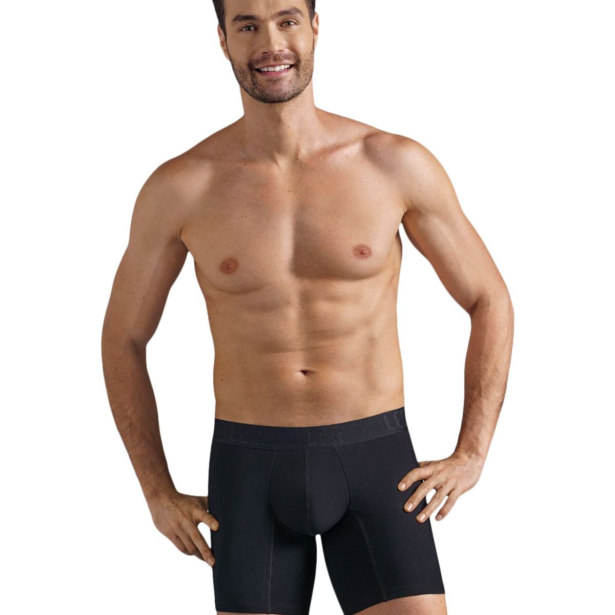 LEO - Leo Bóxer medio en algodón comodidad total