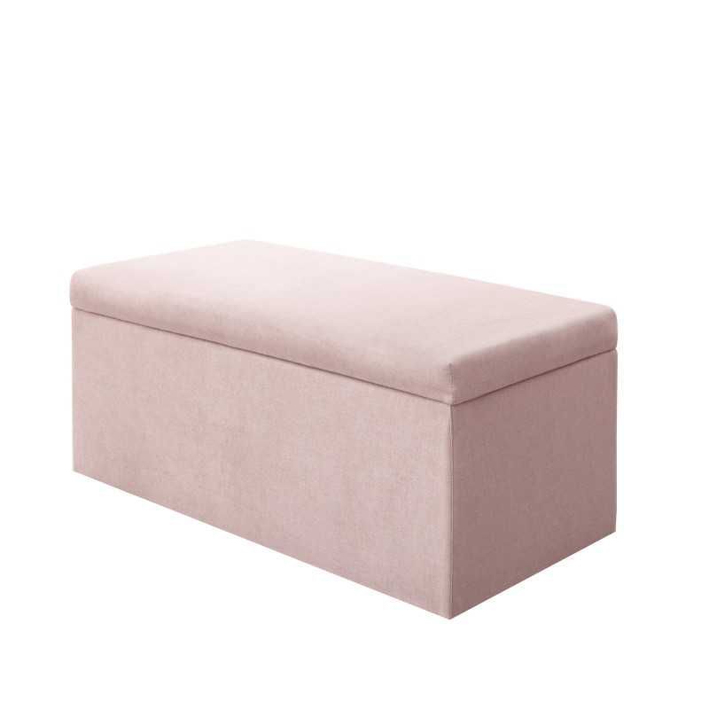 BANZAY - Baul Auxiliar Organizador 90x40 Tapa Lisa - Rosa
