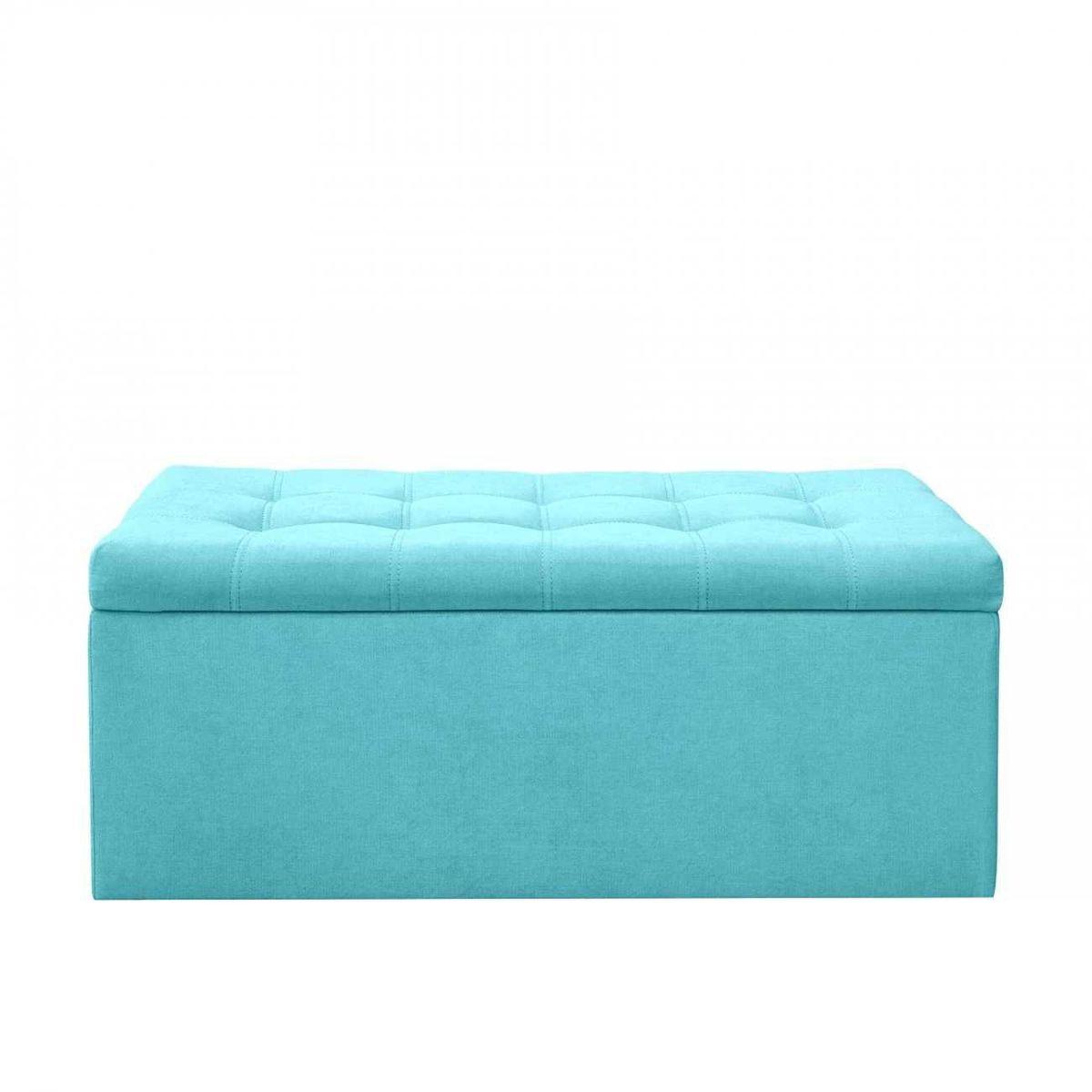 BANZAY - Baul Auxiliar Organizador Tela 90x40x40 - Turquesa