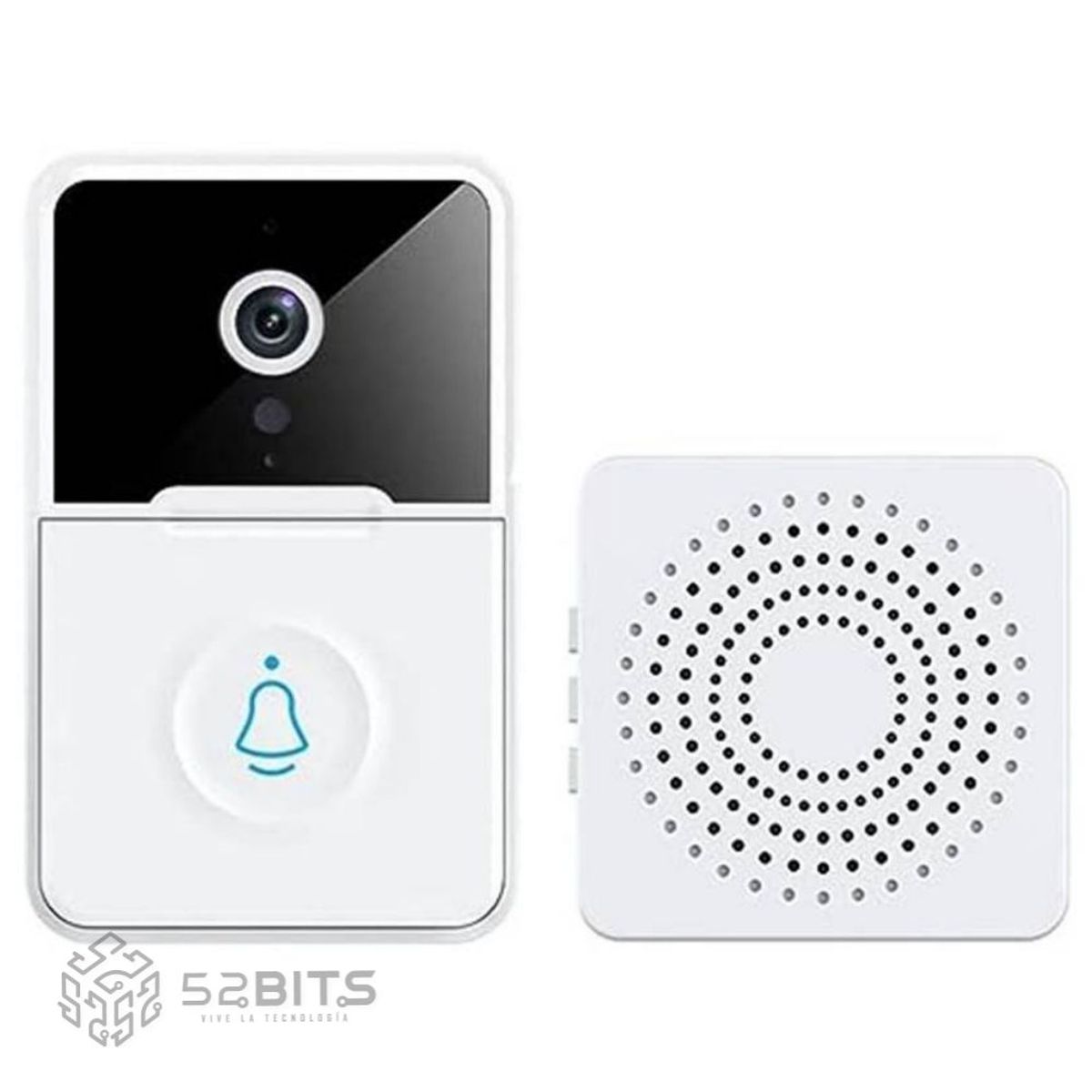 ONE PIXEL - Timbre Inalambrico Cámara Seguridad Vision Nocturna ONE PIXEL