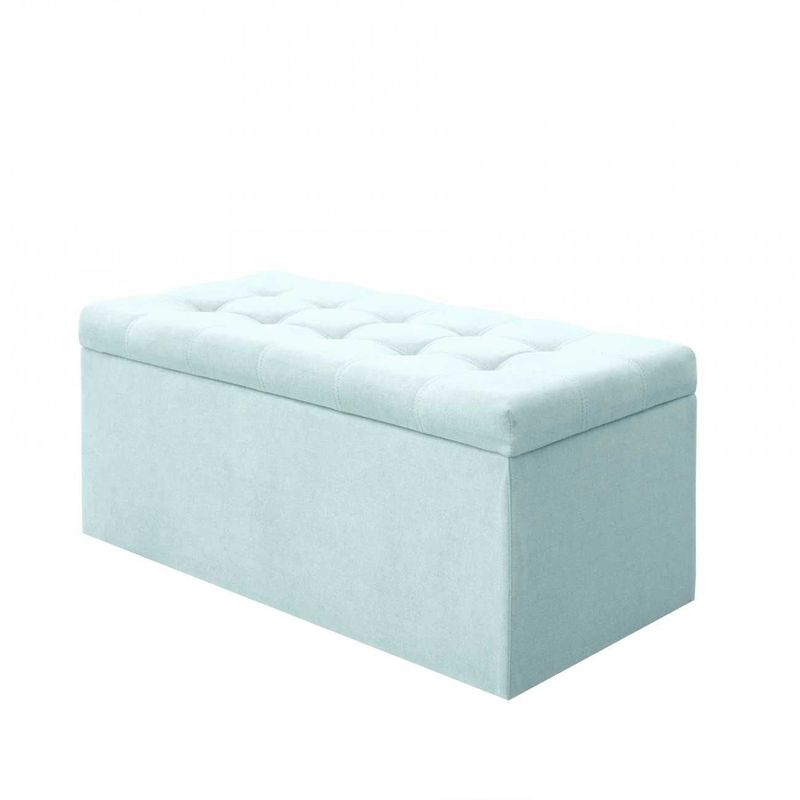 BANZAY - Baul Auxiliar Organizador Tela 90x40x40  - Menta
