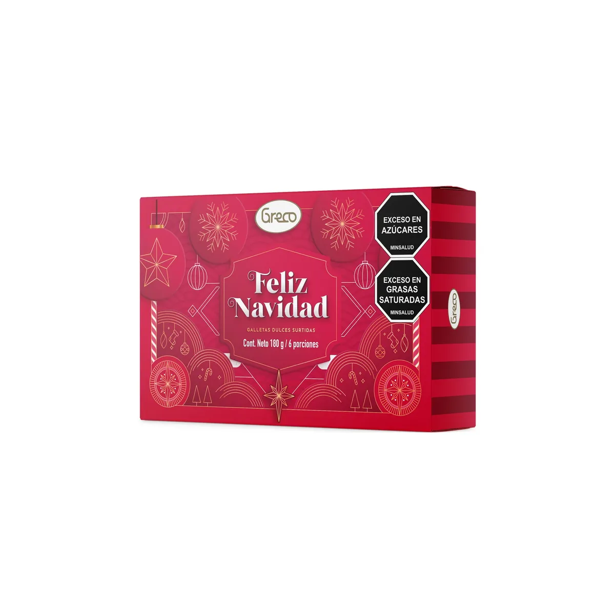 GENERICO - Galletas Navideñas Greco Endulza Tu Navidad 200 g X 2 U