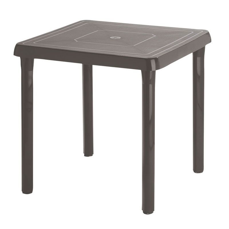 RIMAX - Mesa Caribe Rimax Cuadrada Mocca