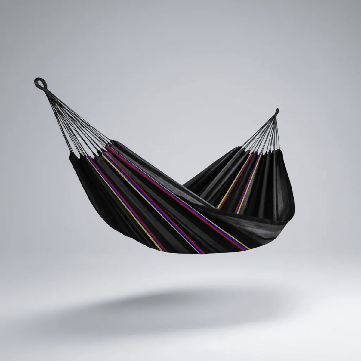 GENERICO - Hamacas Colombianas Hogar Casa Oficina Elaboradas En Algodón NEGRO