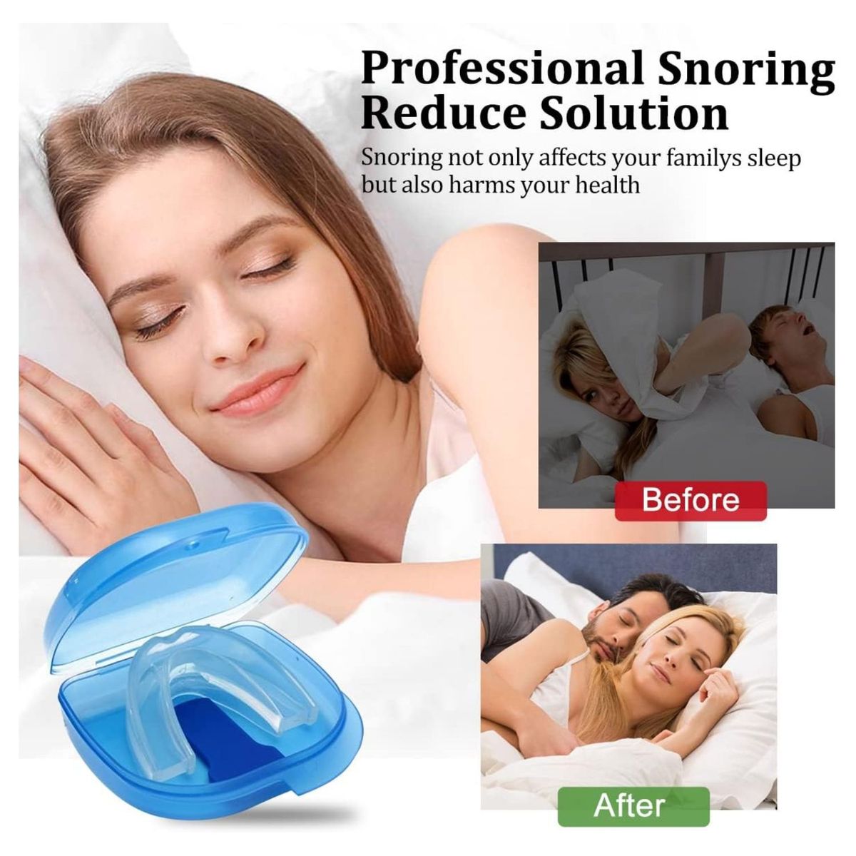 GENERICO - Protector Bucal Y Dental Antironquido Evita Bruxismo Dental