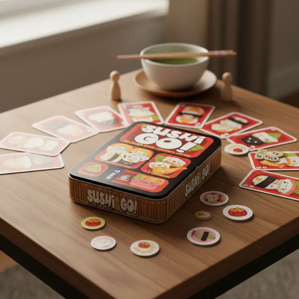 DEVIR - Juego De Mesa Sushi Go Cartas Para Niños Familiar
