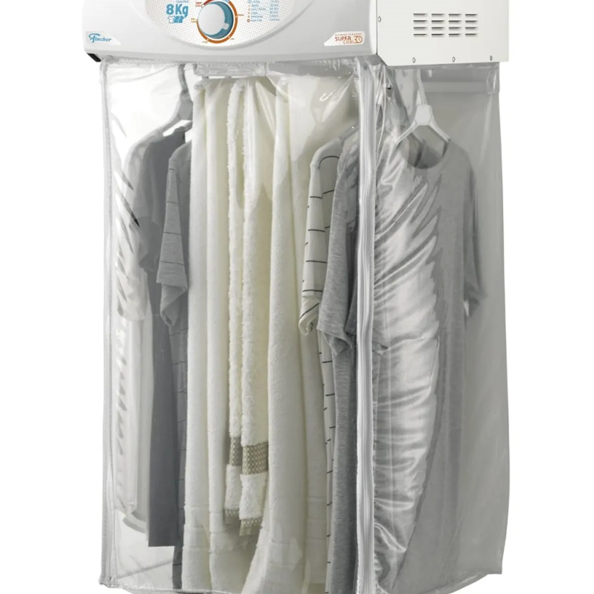 FISCHER - Secadora de Ropa Marca Fischer 8Kg Blanco 110 Voltios.