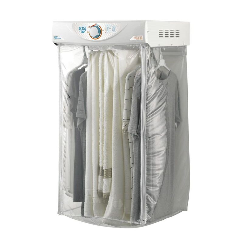 FISCHER - Secadora de Ropa Marca Fischer 8Kg Blanco 110 Voltios.