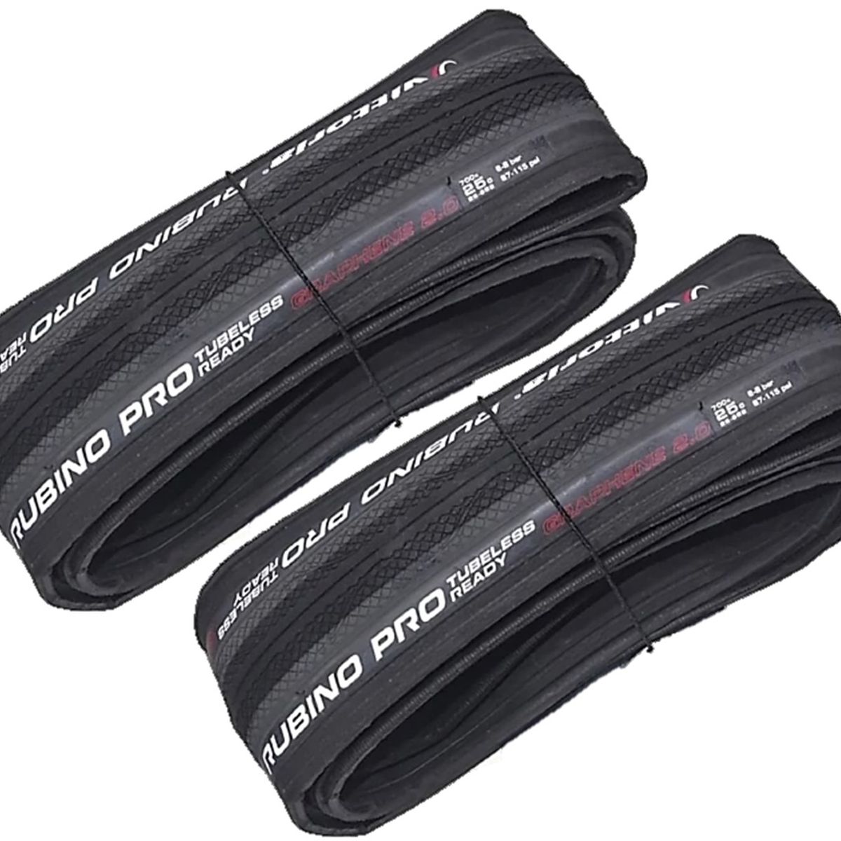 VITTORIA - Llanta Bicicleta 700 X 25 Vittoria Rubino Pro Tubeless X2uni