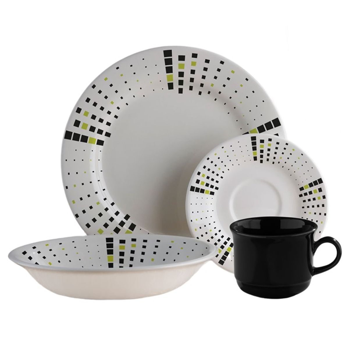 CORONA - Vajilla Corona Malaya 4 Puestos 16 Piezas VL1184040116