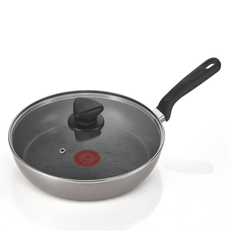 IMUSA - Sarten Imusa Antiadherente Triforce 30cm Con Tapa 5861029270