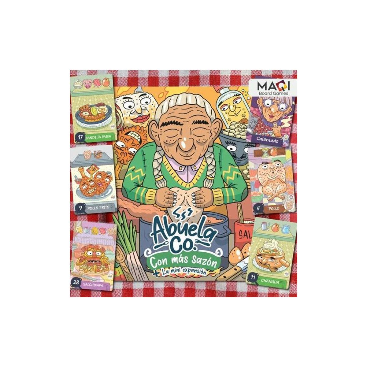 ASMODEE - Juego De Mesa Abuela Co Y Mini Expansión Con Más Sazón