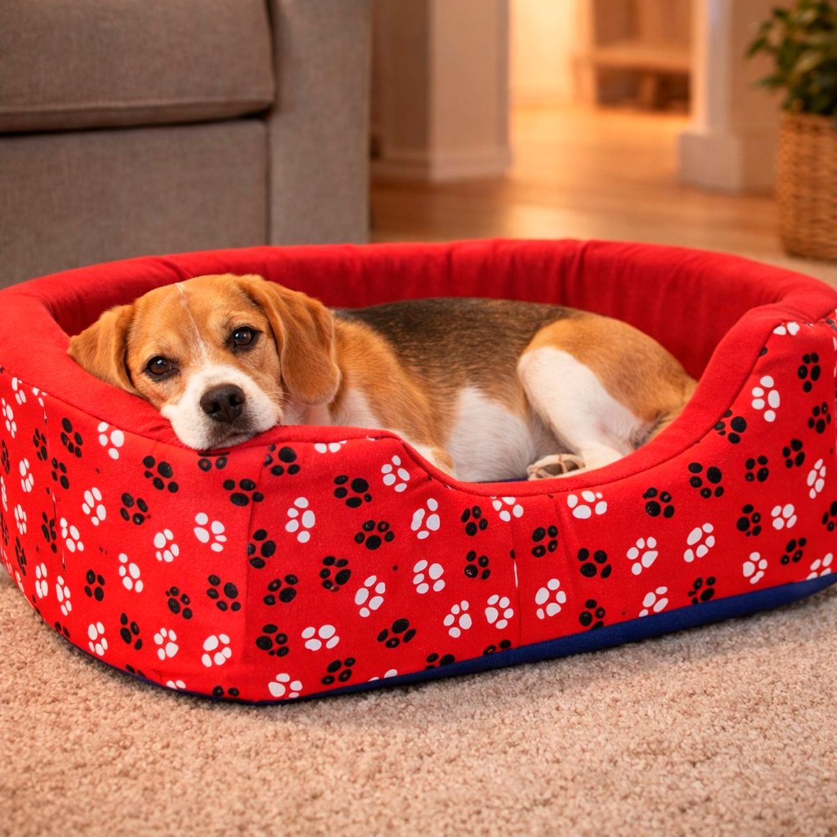 GENERICO - Cama 3 Para Perro O Gato Resistente 50x60x16cm Mascotas Macho